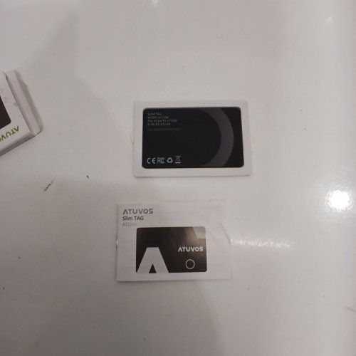 ATUVOS SLIM TAG WALLET TRACKING DEVICE COMPATIBLE WITH FIND MY IPHONE - BLACK (MODEL: AT2204) image 3