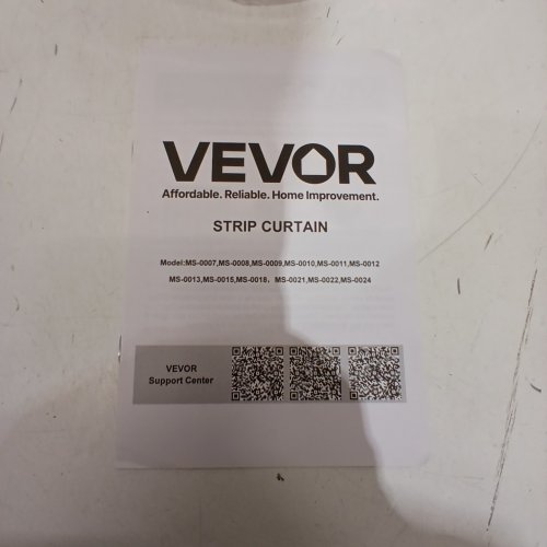 STRIP CURTAIN CLEAR RIBBED PVC CURTAIN STRIP DOOR BULK ROLL PLASTIC DOOR STRIPS - 50FT X 8" - CLEAR (MODEL: G8V0) image 2