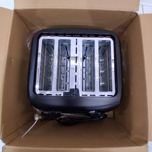 MAINSTAYS 4-SLICE 6 SETTINGS TOASTER - BLACK (MODEL:MSF0BK100017875) image 3