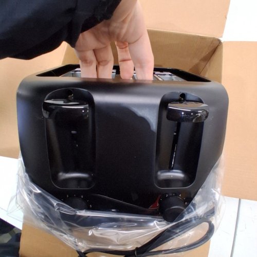 MAINSTAYS 4-SLICE 6 SETTINGS TOASTER - BLACK (MODEL:MSF0BK100017875) image 4