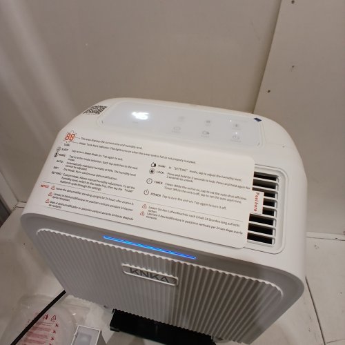 KNKA DEHUMIDIFIER WITH DRAIN HOSE - 2500SQFT - 230W - 120V - WHITE (MODEL: PD22SC-12) image 2