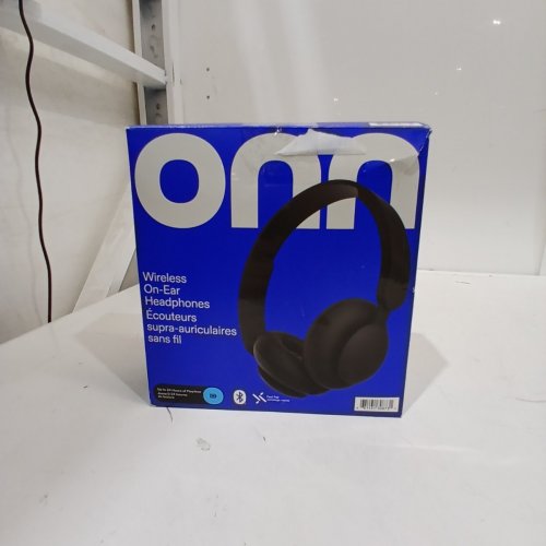 ONN. WIRELESS ON-EAR HEADPHONES - BLACK (ITEM: 2603B) image 4