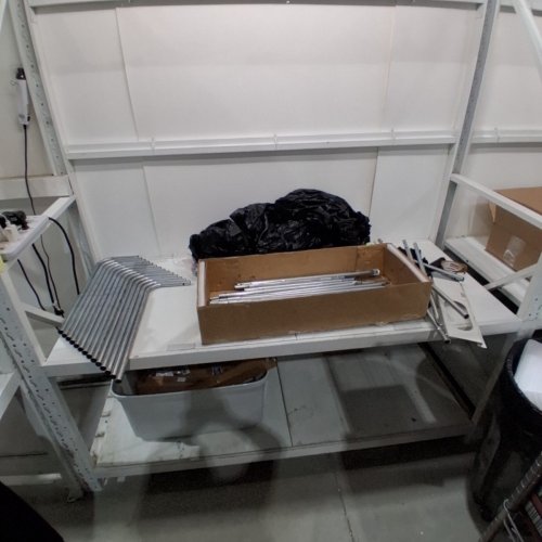 HEAVY-DUTY ALL-WEATHER MOTORCYCLE STORAGE SHELTER WITH SECURITY LOCK AND VENTILATION WINDOWS - 110" X 43" X 63" - BLACK (MODEL: KDMTCP-001) image 2