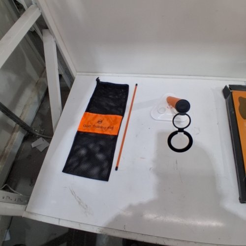 VISUAL LOCK GOLF SWING TRAINING AID - BLACK / ORANGE image 3