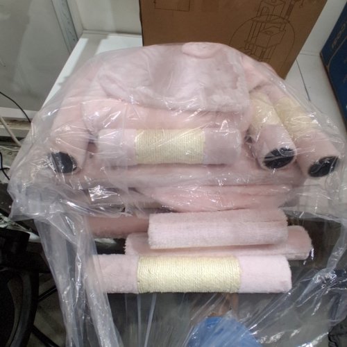 FEANDREA MULTI-LEVEL CAT CONDO/TREE TOWER - 59" - PINK (MODEL: PCT192P01V1) image 2