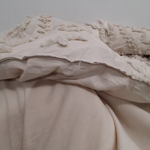 3PC BEDSURE TUFTED BOHO COMFORTER SET - 104" X 90" (KING) - BEIGE image 4