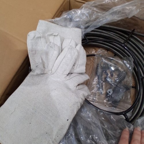 VEVOR DRAIN CLEANING CABLE/SEWER AUGER DRAIN SNAKE WITH CUTTER - 100FT / 3/8" image 4