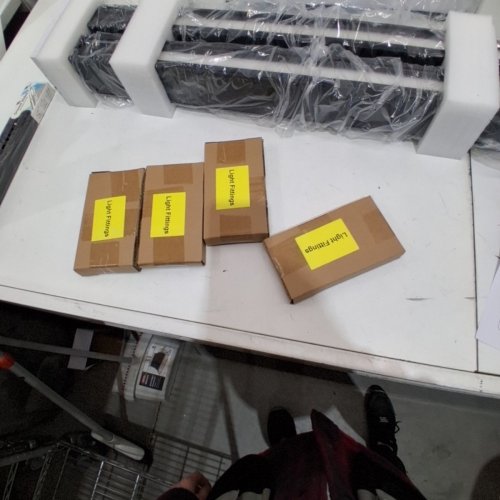 4PK LED LINEAR LIGHT, 36W STEPLESS DIMMABLE, 2000K-6000K -4FT - BLACK image 3