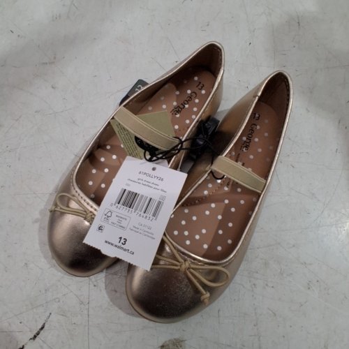 GIRL'S GEORGE DRESS SHOES - 13 - ROSE GOLD (STYLE: 61POLLYY26) image 3