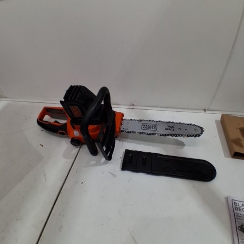 BLACK+DECKER **TOOL ONLY** CORDLESS CHAINSAW - 12" BLADE, 40V - ORANGE (MODEL: LCS1240) image 2