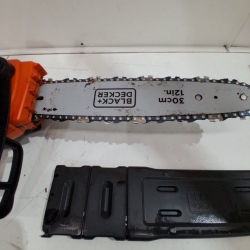 BLACK+DECKER **TOOL ONLY** CORDLESS CHAINSAW - 12" BLADE, 40V - ORANGE (MODEL: LCS1240) image 3
