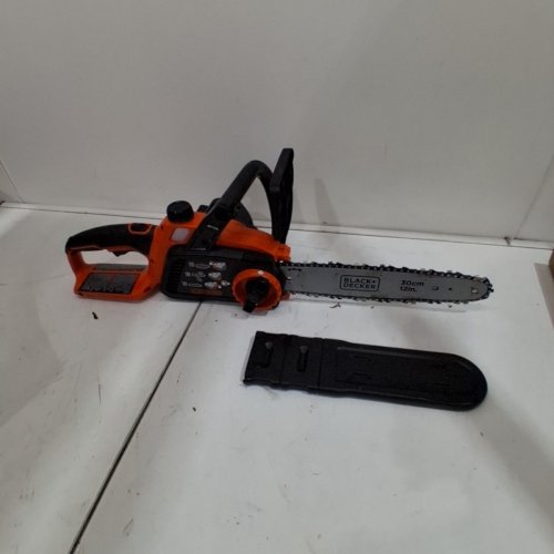BLACK+DECKER **TOOL ONLY** CORDLESS CHAINSAW - 12" BLADE, 40V - ORANGE (MODEL: LCS1240) image 6