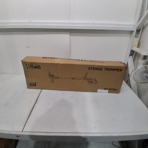 LITHELI CORDLESS STRING TRIMMER - 12" - 20V - GREY (MODEL: E1-GTBC) image 5