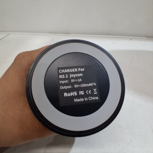 ROUND BASE CHARGING STAND FOR NS2-JOY CONTROLLERS - BLACK (MODEL: SW-YXZC016) image 4