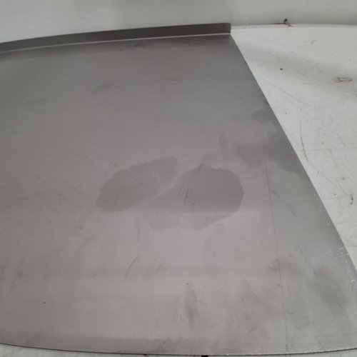 3PC CUTTING / CHOPPING BOARD WITH LIP, MICROFIBER CLOTH & ROLLING TOOL - 24" X 20" - STAINLESS STEEL image 3