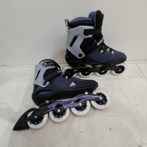 MEN'S MACROBLADE 90 ROLLERBLADES - 11/11.5 - BLACK/BLUE/WHITE (MODEL: 86B0760050NF06) image 2