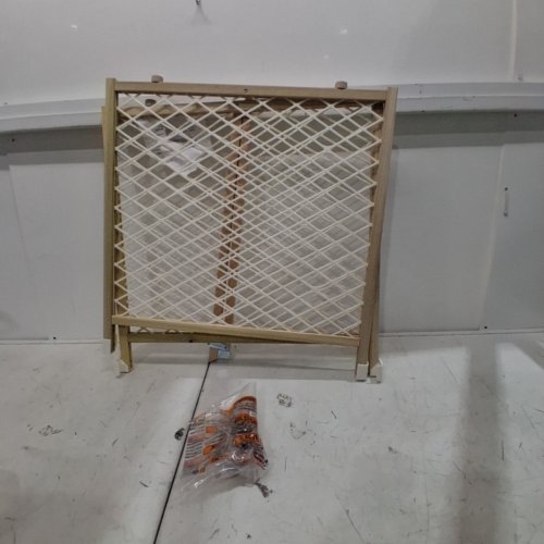 NORTH STATES TODDLEROO DIAMOND MESH WOOD GATE - 23" X 26.5-42" image 2