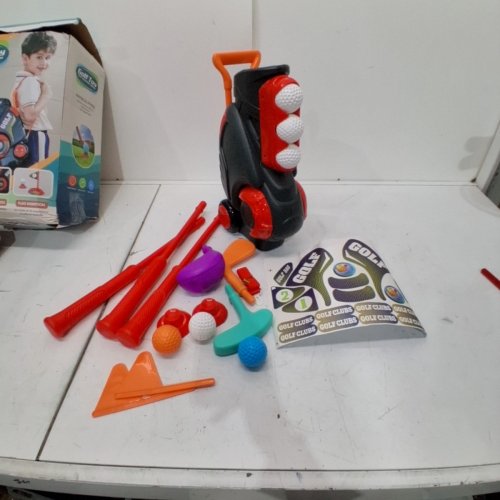 13PC KIDS GOLF CADDY TOY SET - MULTICOLORED image 2