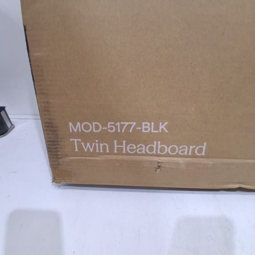 MODWAY EMILTY VINYLE HEADBOARD - TWIN - BLACK (MODEL: MOD-5177-BLK) image 3