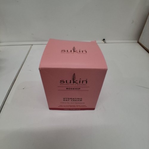 SUKIN HYDRATING DAY CREAM FOR DY DISTRESSED SKIN TYPES - 120ML - ROSE HIP image 3