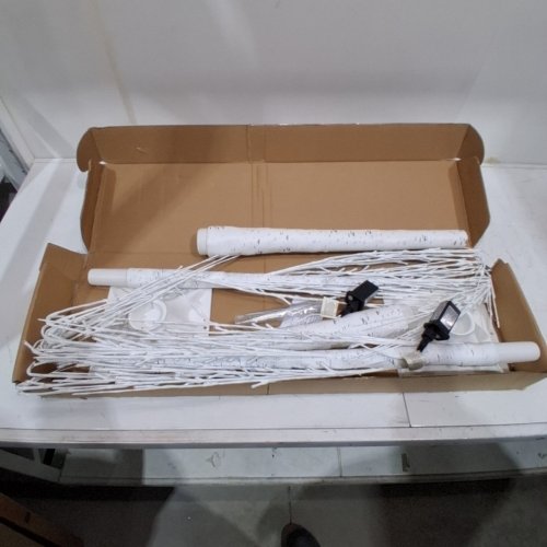 2PK NOWSTO LIGHTED BIRCH TREE LIGHT DECOR - 6FT - WHITE (MODEL: 001) image 3