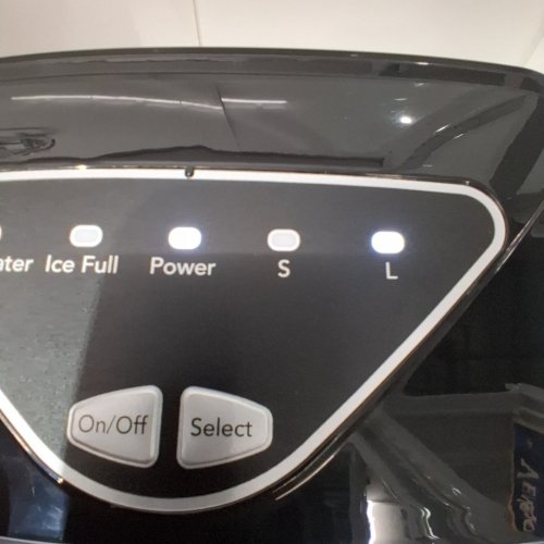 FRIGIDAIRE ICE MAKER - MAKES 26LBS/DAY - METALLIC RED (MODEL: EFIC123-SSRED) image 2