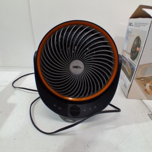 DREO PORTABLE 3D AUTOMATIC OSCILLATING CERAMIC PTC HEATER - 1500W - BLACK (MODEL: 1910772 / DR-HSH015) image 3