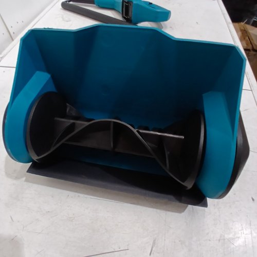 REDBO CORDLESS ELECTRIC SNOW SHOVEL - 10" - BLUE / BLACK (MODEL: US-21/12BL) image 6