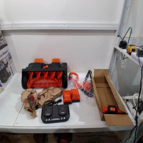 VOLTASK CORDLESS SNOW BLOWER SHOVEL - 16" - 48 V - ORANGE / BLACK (ITEM: SS-40A) image 4