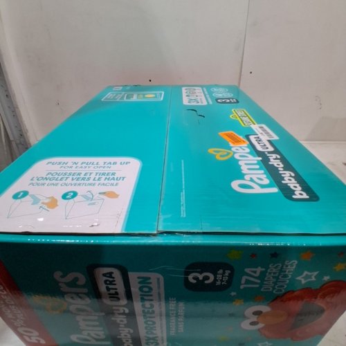 174PK PAMPERS BABY DRY ULTRA DIAPERS - SIZE 3 (16-28LBS) - ELMO image 3