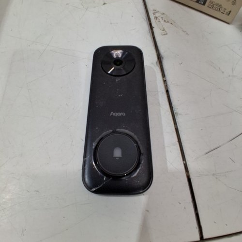 AQARA WIRED DOORBELL CAMERA - 8-24 V - WORKS WITH ALEXA/GOOGLE/APPLE - BLACK (MODEL: DB-C03E) image 2