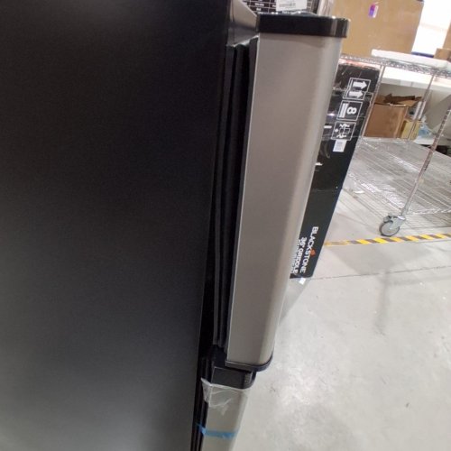 FRIGIDAIRE STAINLESS STEEL 2 DOOR FRIDGE/FREEZER - 4.5 CU. FT. - SILVER/BLACK (MODEL: EFR463-B) image 4