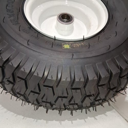 2PK GICOOL PNEUMATIC TIRE AND WHEEL - 15 X 6.00-6 - BLACK / WHITE image 4