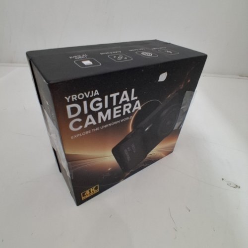 YROVJA DIGITAL CAMERA WITH 80° FLIP SCREEN AND 16X ZOOM -4K - 128G - BLACK image 5