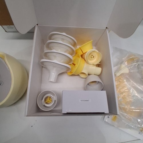 MEDELA SONATA DOUBLE ELECTRIC BREAST PUMP WITH CARRYING BAG, APP CONNECTION - YELLOW/BLACK/GREY (MODEL: 58100) image 4