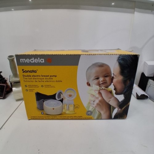 MEDELA SONATA DOUBLE ELECTRIC BREAST PUMP WITH CARRYING BAG, APP CONNECTION - YELLOW/BLACK/GREY (MODEL: 58100) image 7