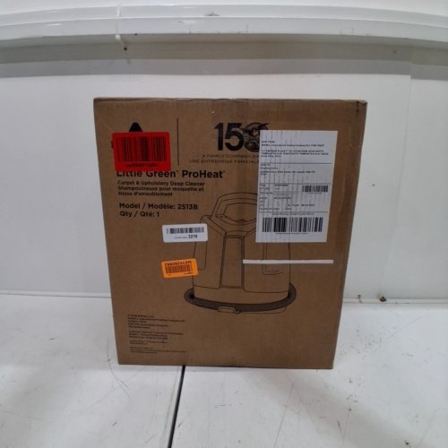 BISSELL LITTLE GREEN PORTABLE DEEP CLEANING VACUUM - 37OZ TANK MAX - GREEN/GREY (MODEL : 2513B) image 6