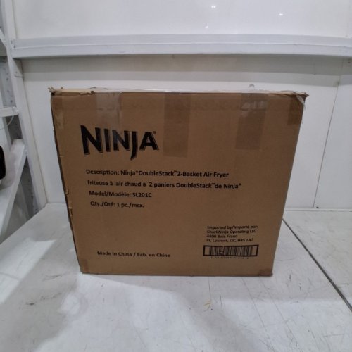 NINJA 6-IN-1 DOUBLESTACK 2-BASKET AIR FRYER - 8 QT - 1690W - 120 V - BLACK (MODEL: SL201C) image 13