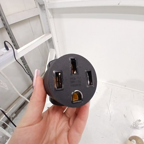 OUTDOOR POWER EQUIPMENT GENERATOR PLUG ADAPTER 6-50P TO 14-50R - 250V - BLUE (MODEL: 501138A) image 3