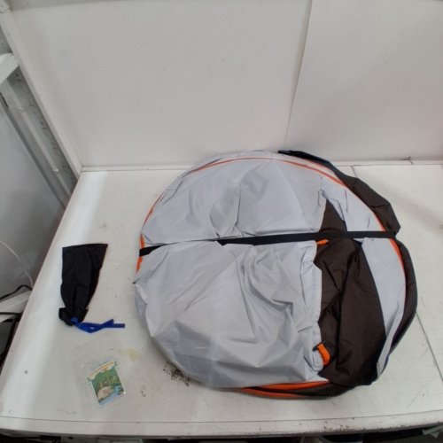 ECHOSMILE INSTANT POP-UP CAMPING TENT - 4-PERSON - WHITE/ORANGE (MODEL: LTT280-HB) image 2