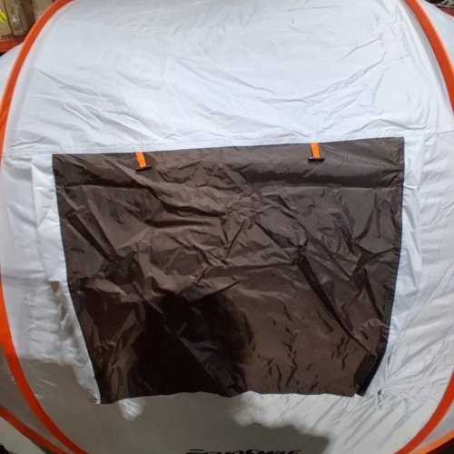 ECHOSMILE INSTANT POP-UP CAMPING TENT - 4-PERSON - WHITE/ORANGE (MODEL: LTT280-HB) image 4