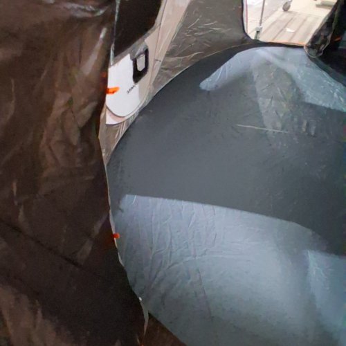 ECHOSMILE INSTANT POP-UP CAMPING TENT - 4-PERSON - WHITE/ORANGE (MODEL: LTT280-HB) image 8
