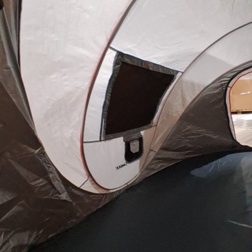 ECHOSMILE INSTANT POP-UP CAMPING TENT - 4-PERSON - WHITE/ORANGE (MODEL: LTT280-HB) image 9
