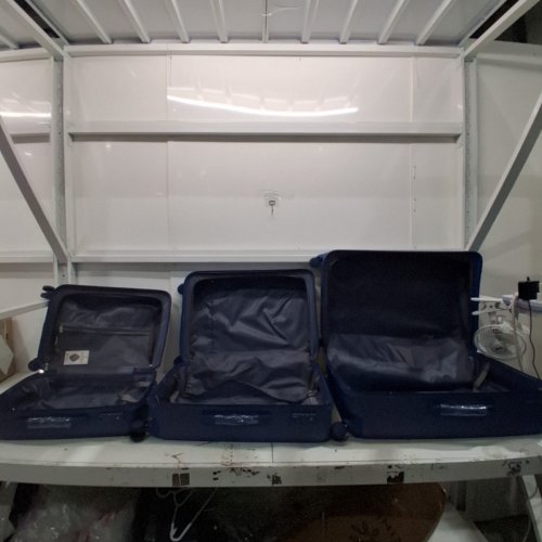 3PC IMGADGETS HARDCASE LIGHTWEIGHT DUAL SPINNER LUGGAGE SET - NAVY BLUE image 3