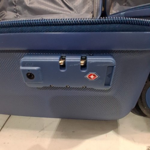 3PC IMGADGETS HARDCASE LIGHTWEIGHT DUAL SPINNER LUGGAGE SET - NAVY BLUE image 4