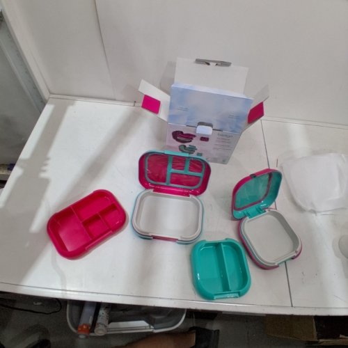 2PC BENTGO CHILL LUNCH CONTAINERS - TEAL/PINK (MODEL : 1997883) image 2