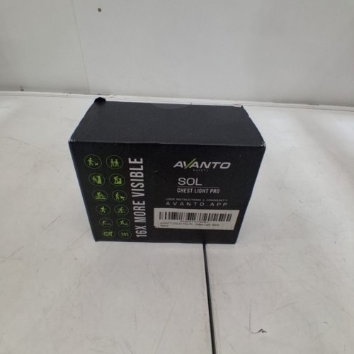 AVANTO SAFETY SOLX1 CHEST LIGHT PRO - 500LM - 2 LIGHT MODES - BLACK image 2