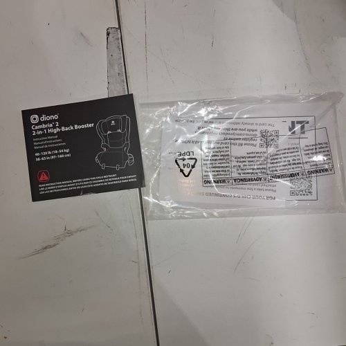 2-IN-1 DIONO CAMBRIA 2XT HIGH-BACK TO BACKLESS BOOSTER - BLACK (MODEL: 31240-NA-01) image 3