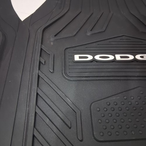 4PC DODGE WEATHERPRO FLOOR MATS - UNIVERSAL SIZE FOR MOST DODGE VEHICLES - BLACK image 4