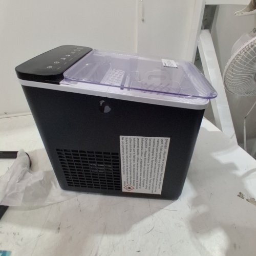 EUHOMY COUNTERTOP ICE MAKER WITH ICE SCOOP AND BASKET - MAKES 26.5LB / DAY - BLACK (MODEL: IM021-B) image 5